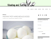 Tablet Screenshot of healingandeating.com